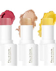 Makeup Sticks Set, Matte Cream Blush Stick for & Moisturizer)