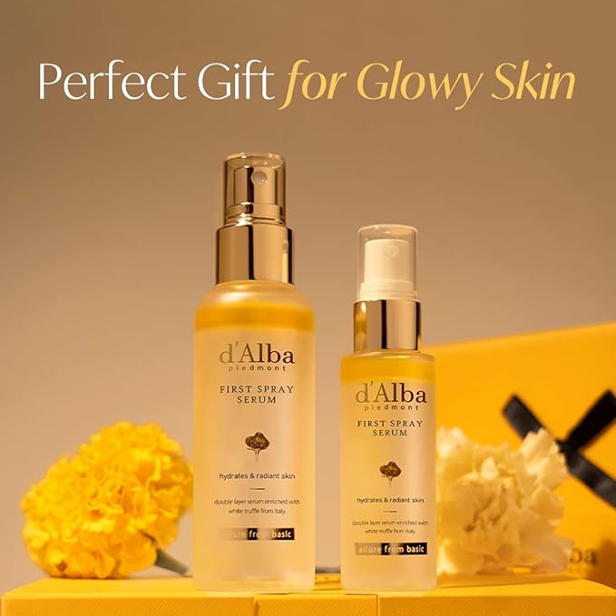 d'Alba Travel Essencial Gift Set, White