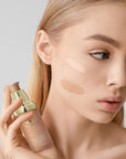 4 in 1 foundation Liquid- Hydrating Medium full coverage concealer with，SPF 50+