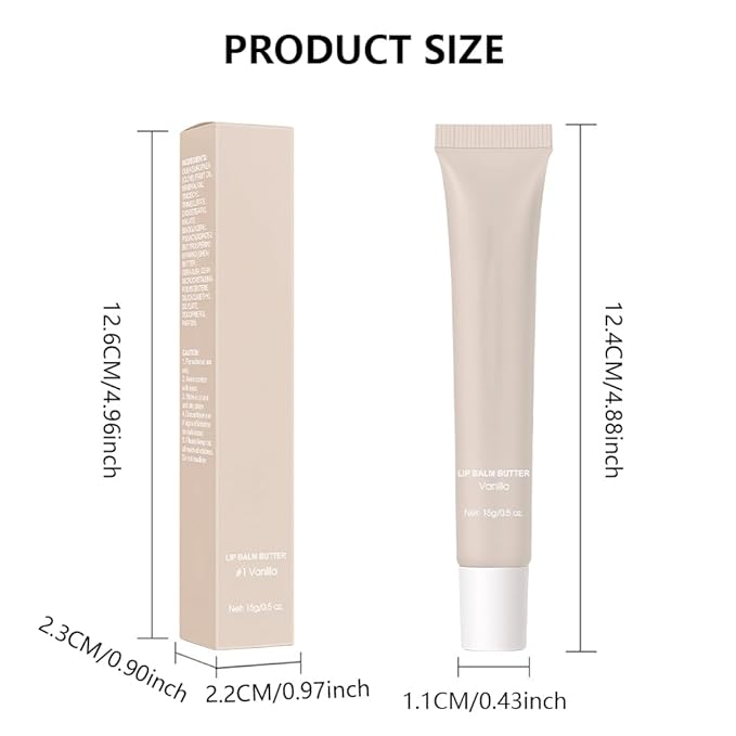 2Pcs Summer Lip Butter Balm Lip Gloss, Ultra-Hydrating Natural Vegan Lip Balm, Sheer-Tinted Shine & Hydration, Soothes & Softens Dry Lips Skincare, Bálsamo labial hidratante (#1+2#)