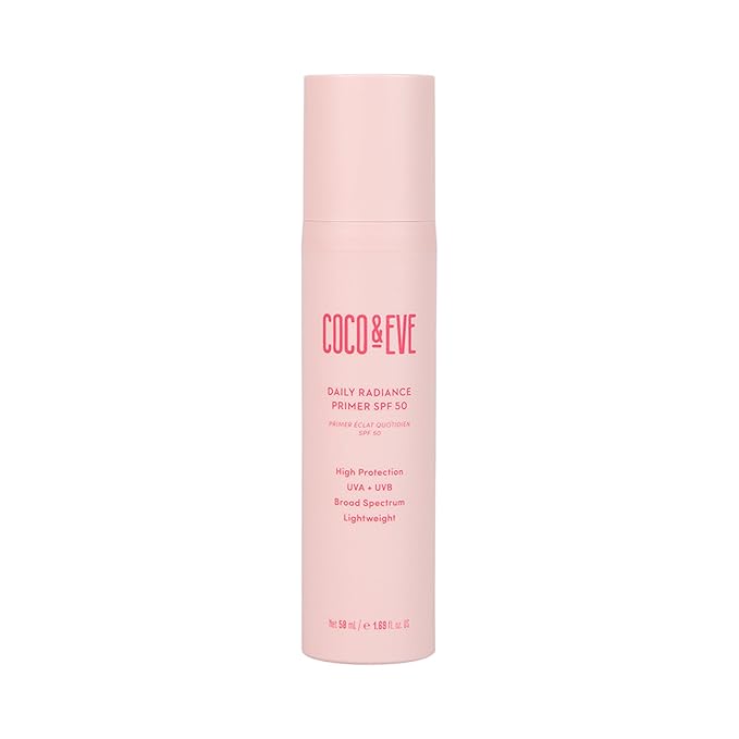 Coco & Eve Daily Radiance Primer SPF50 Sunscreen