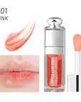 2PCS Hydrating Lip Glow Oil, Lip Oil Gloss Lip 2 OZ