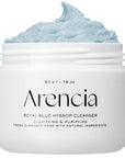 ARENCIA Hyssop Brightening & Deep-Cleansing Face Scrub & Exfoliator - All Skin Types, For Sebaceous Filaments & Blackheads (1.76oz)