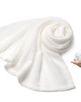 Super Soft Exfoliating Washcloth [Made in Japan] Shower Back Scrubber with Amino Acid Extract Blended as Moisturizing Essence, Exfoliating Towel for Sensitive Skin (Amino Acid Blended)