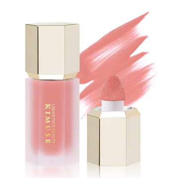 KIMUSE Soft Cream Blush Makeup, Liquid Blush for Dewy Finish