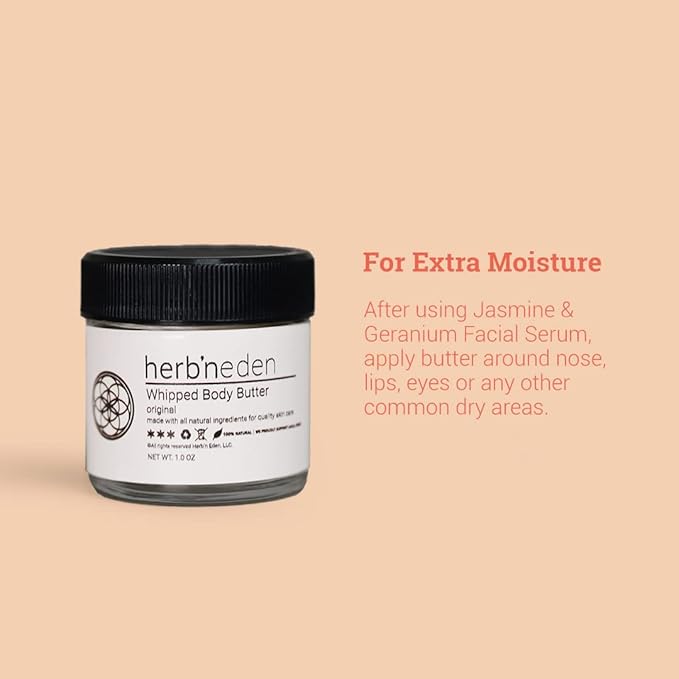 Herb’N Eden - Dry Skin Facial Kit - Cleanse, Mist, Moisturize, & Nourish - Natural Ingredients & Essential Oils - Made in USA - 5 Product Set includes Wash, Mist, Serum, Body Butter, Sisal