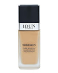Liquid Norrsken Foundation - Silky Smooth Coverage - Luminous, Dewy Finish for Dry and Dull Skin - Water Resistant and Vegan Makeup - 215 Embla - Warm Medium - 1.01 oz