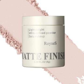 Pink Loose Setting Powder For Women, High-Definition Traceless