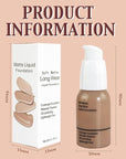 Matte Liquid Full Coverage Foundation, Flawless Soft Matte of 1)