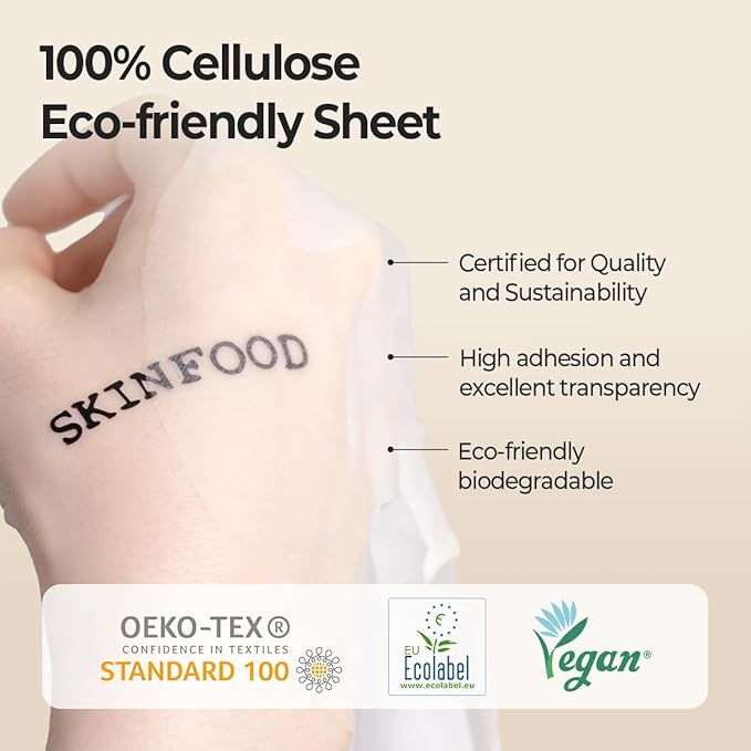 SKINFOOD Potato Madecassoside Daily Sheet Mask, Korean 5-Minute Quick Skincare Hack, Soothing & Skin Barrier Face Mask for Damaged Skin, Bulk Pack (30EA)