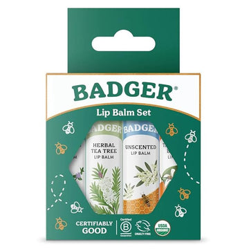 Classic Lip Balm - Tangerine Breeze, Lavender & Orange, Vanilla Madagascar, Pink Grapefruit 4Pk
