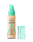 Almay Clear Complexion Acne Foundation Makeup with Salicylic Acid, Medium Coverage, Soft Matte Finish, Hypoallergenic, Cruelty- & Fragrance-Free, Dermatologist Tested, 600 Sun Beige, 1 fl oz