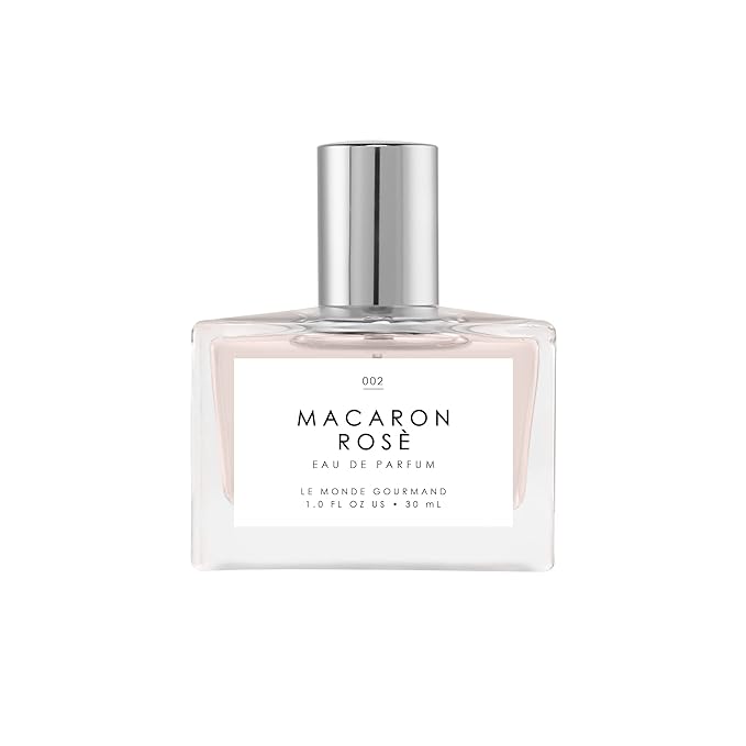 Le Monde Gourmand Macaron Rosé Eau de Parfum - 1 fl oz (30 ml) - Rose, Floral, Sugar Perfume Notes