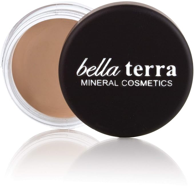 BellaTerra Cosmetics Eye Primer for Eyeshadow | Long-Lasting Shadow Base & Eyelid Concealer for Dark Circles & Veins | Matte Finish | Fragrance-Free for Sensitive Skin | .32 oz Crease-Proof Formula