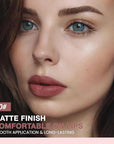 evpct Maroon Chestnut Red Matte Creamy Retractable Lip Liner Pencils for Women Shaping & Sculpting Lips, Lip Liner Long Lasting Waterproof Rich Lip Colors Liner Crayon Lipstick delineador de labios