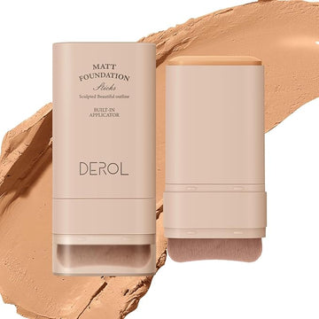 Foundation Stick, Multi-Use Foundation Stick Makeup with Built-In