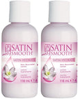 SATIN SMOOTH Post Wax Lotion - Hydrating Skin Nourisher for Smooth & Healthy Skin, After Wax Care Treatment, 4 fl oz, 2 Pack