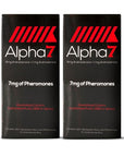Alpha 7 Unscented - Pheromone Cologne for Men with Pure Pheromones - High Concentration Blend to Attract Women - Top Selling Perfume Oil Designed to Complement Your Scent (2x (10 ml))