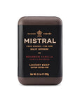 Mistral Bar Soap, Bourbon Vanilla, Large, Natural Exfoliation