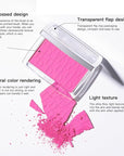 Pink Powder Blush Palette, Multi-Use Makeup Blusher Pink Blendable Formula