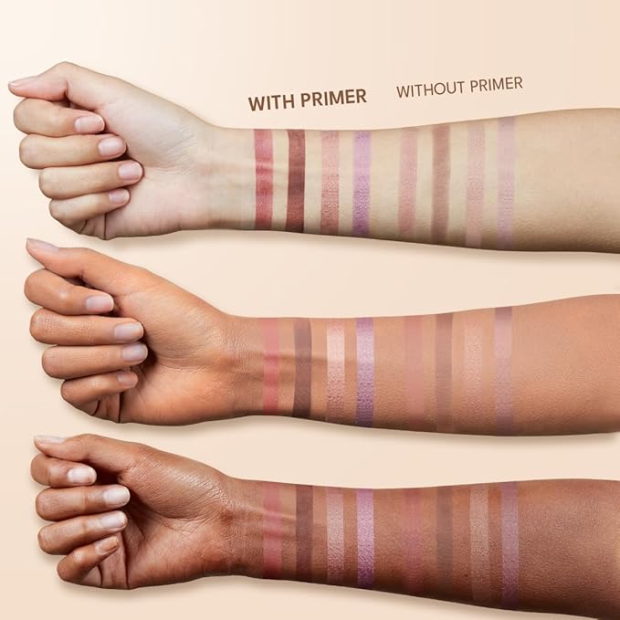 imakeupnow Eyeshadow Primer Base Long-Lasting Cream Eye Makeup Primer Matte, Waterproof Eye Base for Vibrant, Eyeshadow Concealer For All Skin Type, 0.35oz/count, Tan with Medium Coverage