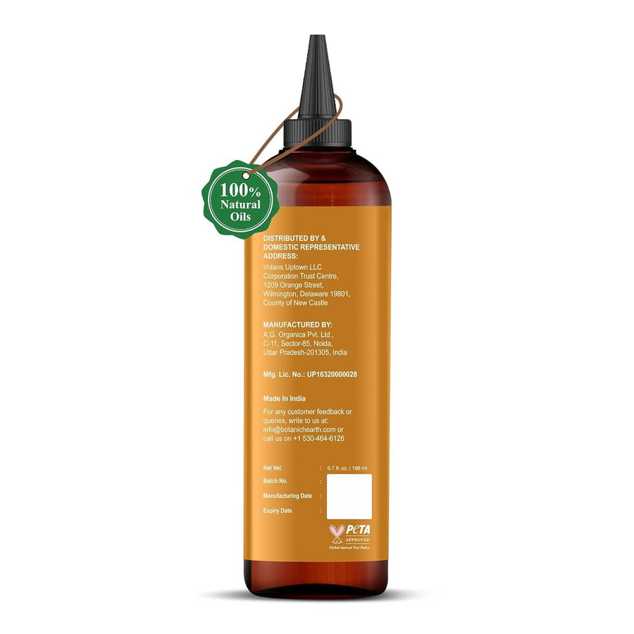 Botanic Hearth Caffeine & Batana Oil for Hair Growth Hair Oil (6.7 fl oz) | Revitalizing and Strengthening Hair Treatment for Fuller, Healthier Looking Hair | Suitable for All Hair Types