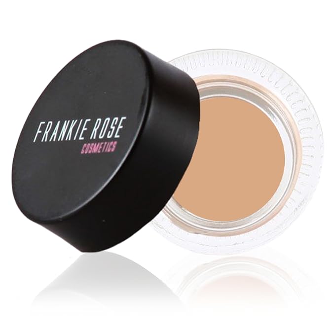 Frankie Rose Weightless Cream Eyeshadow Primer | Long-Lasting Eyelid Primer & Eyeshadow Base, Non-Greasy Formula Eye Primer - Tinted Eyeshadow Primer For All Skin Tones, Light