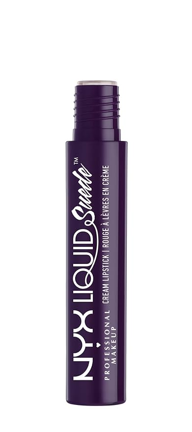 NYX PROFESSIONAL MAKEUP Liquid Suede Cream Lipstick - Oh Put it On (Deep Dark Purple)