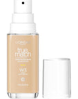 L'Oreal Paris True Match Super-Blendable Foundation, Medium Coverage Liquid Foundation Makeup, W3, Light Medium, 1 Fl Oz