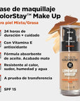 Revlon Colorstay Make Up Combination Oily Skin 350 Rich Tan 30ml