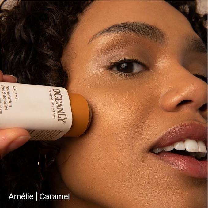 ATTITUDE Oceanly Light Coverage Foundation Stick, Titanium Dioxide-Free, 0.42 Ounces