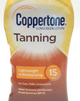 Coppertone Tanning Lotion SPF 15 8 oz (Pack of 2)