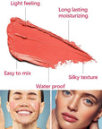 Soft Creamy Highlighter Blush Stick, Silky Smooth Shimmer