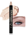 evpct Mocha Beige Shimmer Cream Eye Shadow Brightener Sticks Set for Eyes, Mocha Beige Shimmery Matte Pencil Eye shadow Applicator Stick Pen Palette Makeup Waterproof sombras en crema para ojos 14#