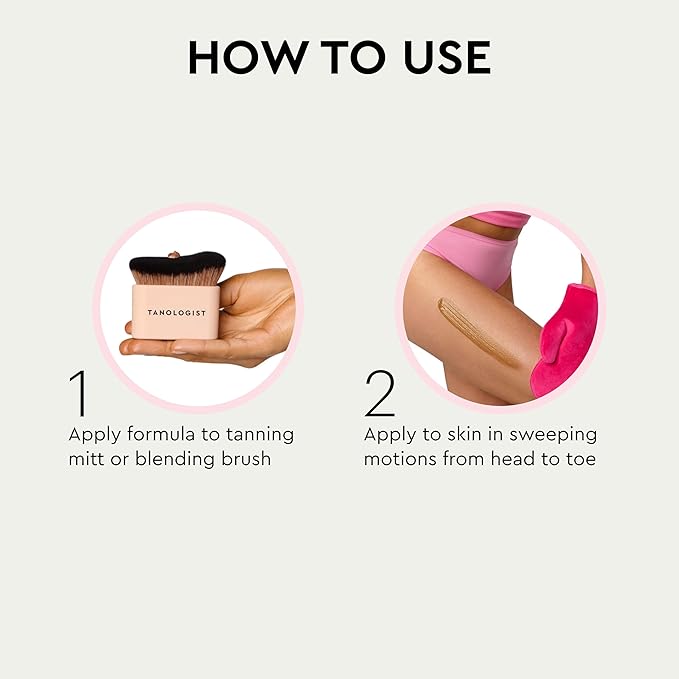 Tanologist Insta Glow Body Bronzer, Instant Illuminating Self-Tan, Hyaluronic Acid & Vitamin C, Streak-Free, Radiant Finish For All Skin Tones, 5.75 fl oz/170 ml Tube