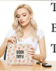 Book nerd gifts makeup bag