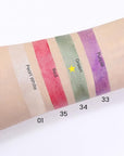 Kaely 2Pcs Cream Eyeshadow Sticks Set for Eyes Waterproof,Green Shimmer Eye shadow Stick Pencil Pen Bulk sombras en crema para ojos 34+34