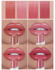 evpct 4Pcs Smoke Pipe Lip Color Changing Lipstick Little Smoke Cigarette Matte Lip Balm Set Kit for Women Beauty Lipstick and Lipliner Glossy Rose Pink Nude Lip Gloss Long Lasting 24