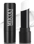 MEICOLY White Face Body Paint Stick for Halloween SFX Cosplay Corpse Clown Makeup,White Face Paint for Adults and Kids,Waterproof Eye Black Stick for Baseball Softball Football Lacrosse