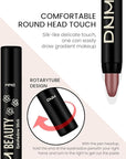 evpct 8Pcs Cream Eye Shadow Brightener Sticks Set for Eyes, Silver Champagne Golden Rose Sand Bronze Gold Orchid Pink Deep Mauve Shimmer Matte Pencil Eye shadow Crayon Applicator Stick Palette Makeup