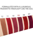 evpct 1Pcs Plum Wine Red Silky Velvet Matte Liquid Lipstick Lip Gloss Set for Women Long Lasting 24 Hours Color Stay Lipstick labiales matte larga duracion mate 24 horas originales 09#