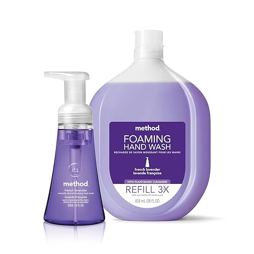 Method Foaming Hand Soap, Green Tea + Aloe, 10 Ounce (Pack of 3)