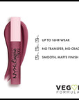 NYX PROFESSIONAL MAKEUP Lip Lingerie XXL Matte Liquid Lipstick - Unlaced (Cool Toned Dusty Rose)