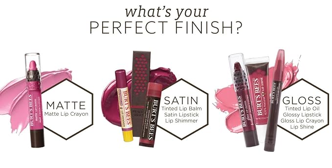 Burt's Bees 100% Natural Moisturizing Gloss Lip Crayon,