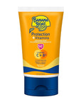 Banana Boat Protection + Vitamins Sunscreen Lotion SPF 50, 4.5 oz - Nourishing, Moisturizing, Vitamin C, Niacinamide, Water Resistant, Dermatologist Tested