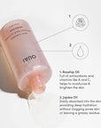 OUAI Body Cleanser, Melrose Place - Foaming Body Wash with Jojoba Oil and Rosehip Oil to Hydrate, Nurture, Balance and Soften Skin - Paraben, Phthalate and Sulfate Free Skin Care Products (10 Fl Oz)