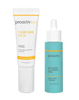 Proactiv Summer Skin Duo - Clear Skin SPF 30 & Post Blemish 10% Vitamin C Serum, Brighten & Protect