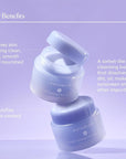 Naturium Purple Ginseng Cleansing Balm Plus Plant-Based Esters & Linoleic-Rich Oils, Smoothing Face Wash, 3.0 oz