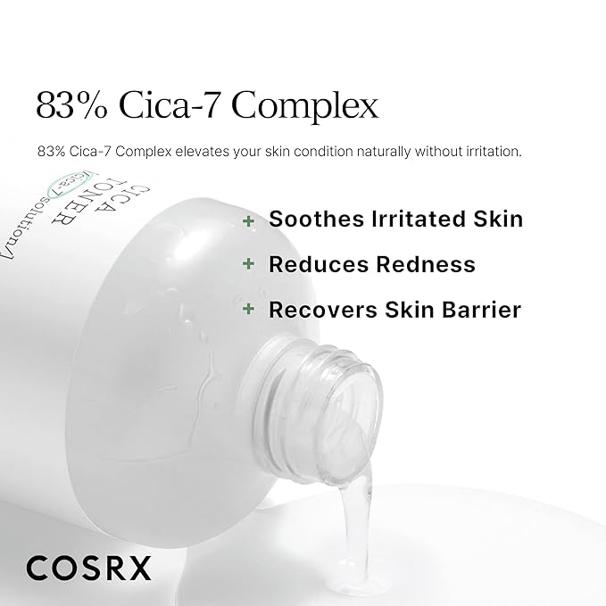 COSRX Pure Fit CICA Toner, 150ml / 5.07 fl.oz | Soothing Korean Toner for Sensitive Skin | Centella Asiatica Facial Toning Water | Korean Skin Care, Not Tested on Animals, Sulfates Free, Paraben Free