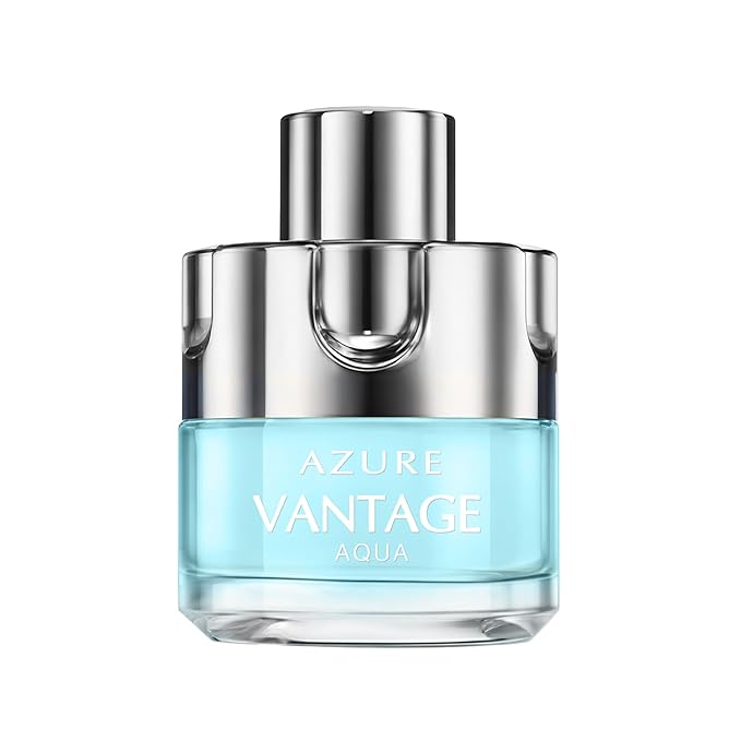 Hybrid & Company Azure Vantage Aqua For Men Pour Homme Eau De Toilette Natural Spray 3.4FL.OZ